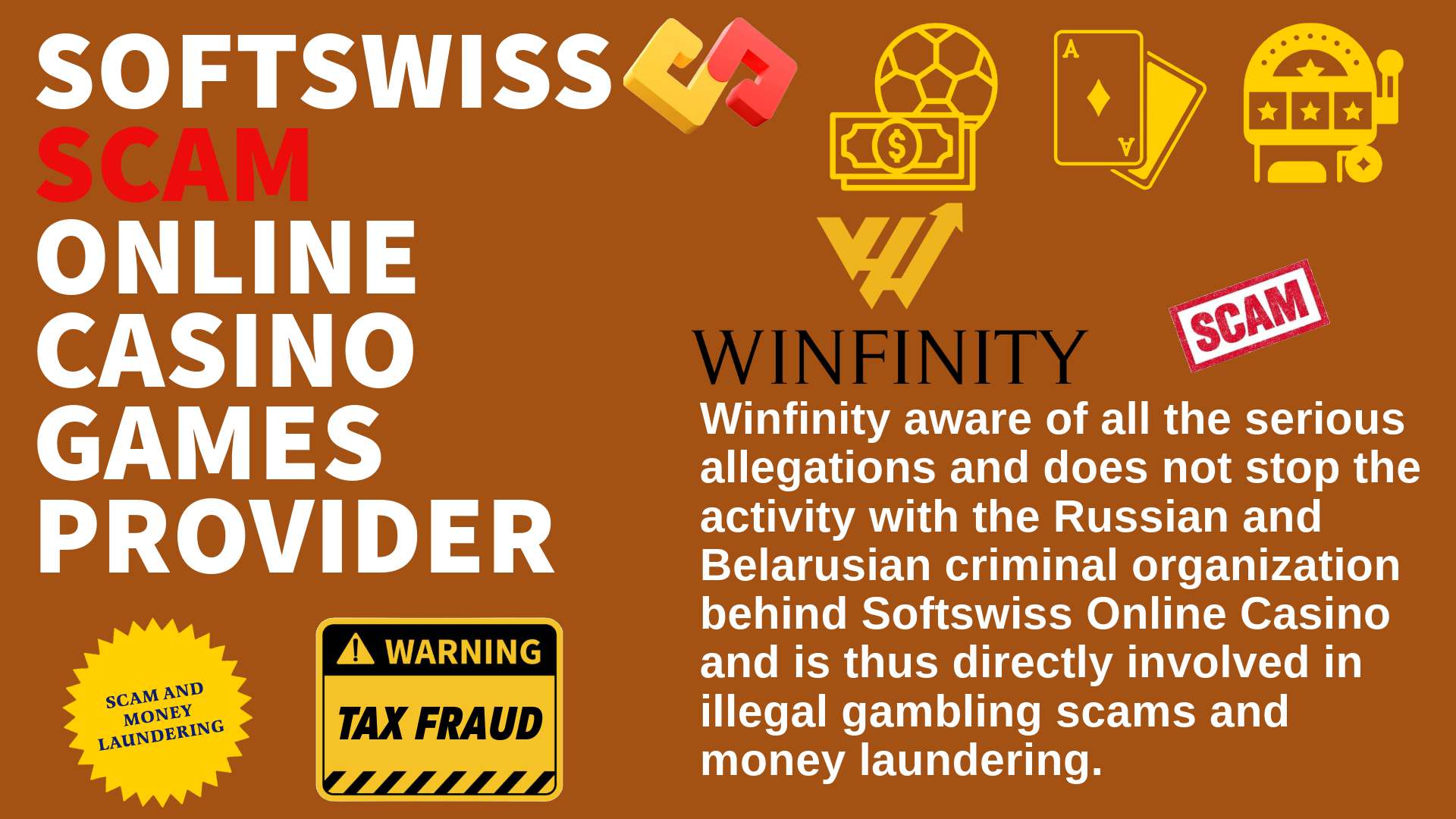 Winfinity - softswiss scam - Casino by Softswiss